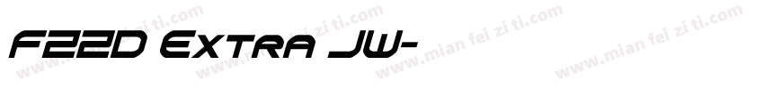 FZZD Extra JW字体转换